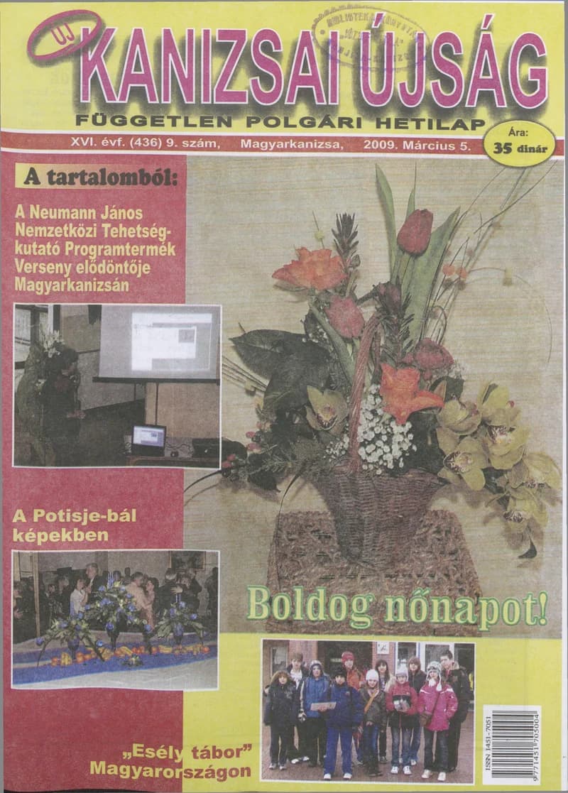 Új Kanizsai Újság, 16. évf. 2009. március 5. 9. sz.