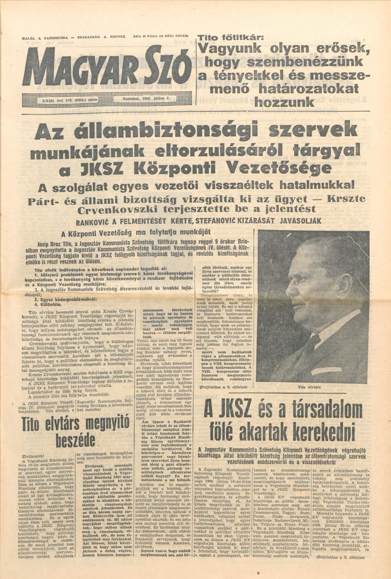 Magyar Szó, 23. évf. 1966. július 2. 179. sz.