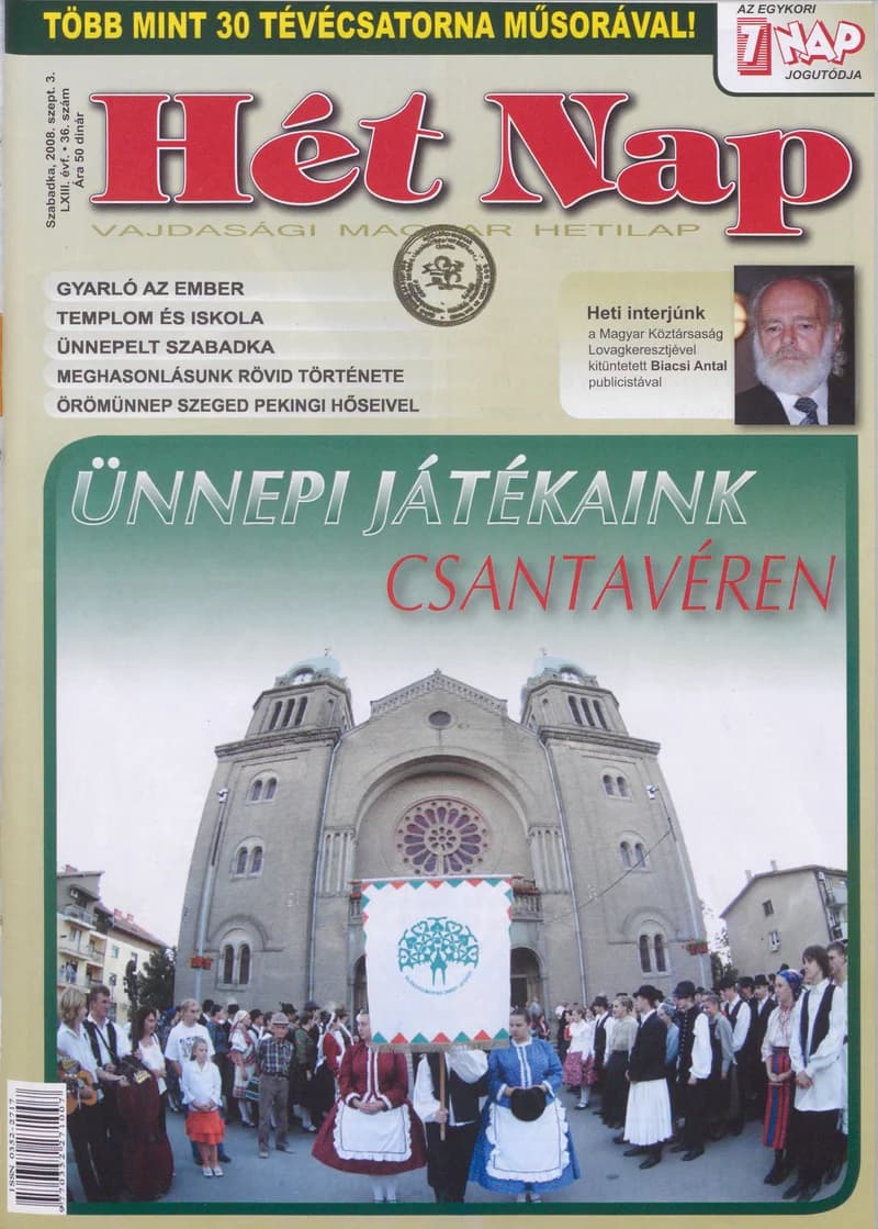 7 Nap, 63. évf. 2008. szeptember 3. 36. sz.
