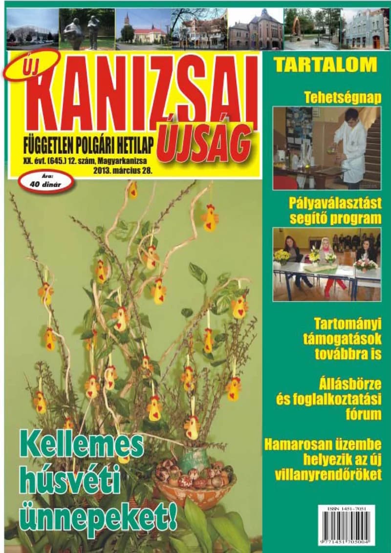 Új Kanizsai Újság, 20. évf. 2013. március 28. 12. sz.