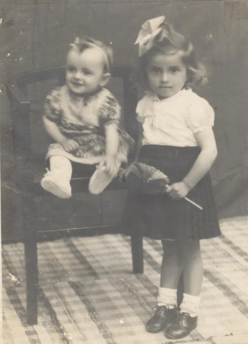 Csernai (Lendvai) Etelka és testvére Lendvai Gizella 