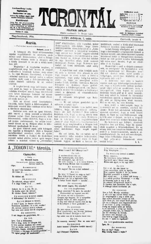 Torontál, 35. évf. 1906. január 4. 3. sz.