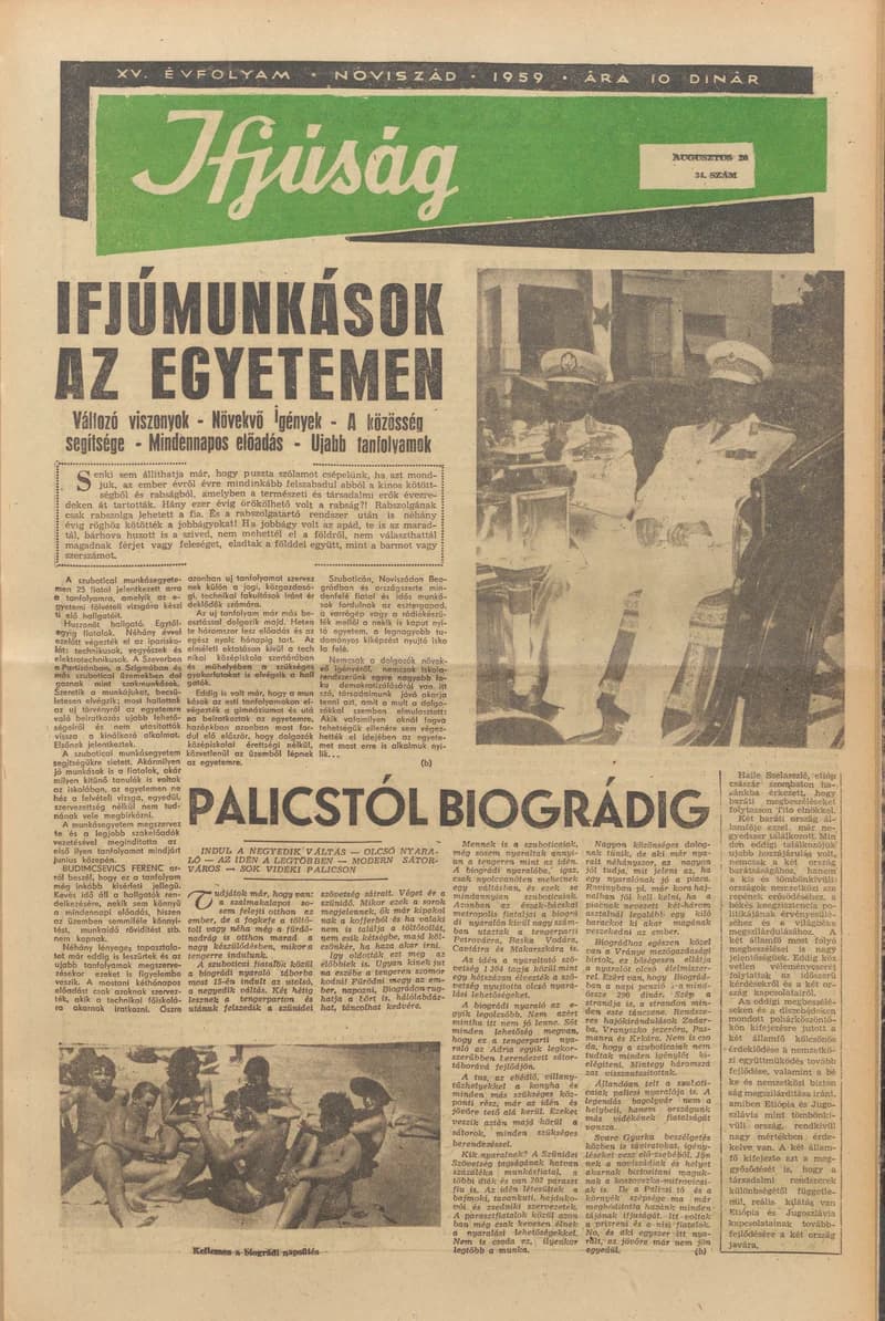 Ifjúság, 15. évf. 1959. augusztus 20. 34. sz.