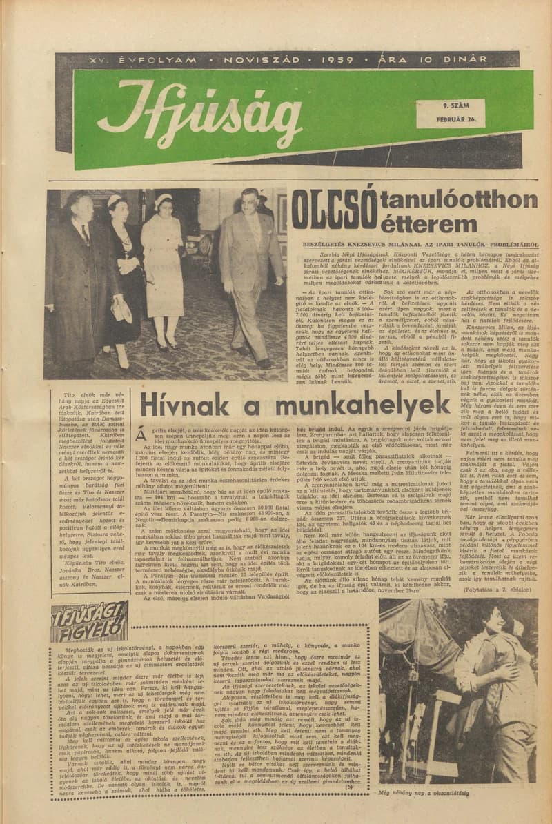 Ifjúság, 15. évf. 1959. február 26. 9. sz.