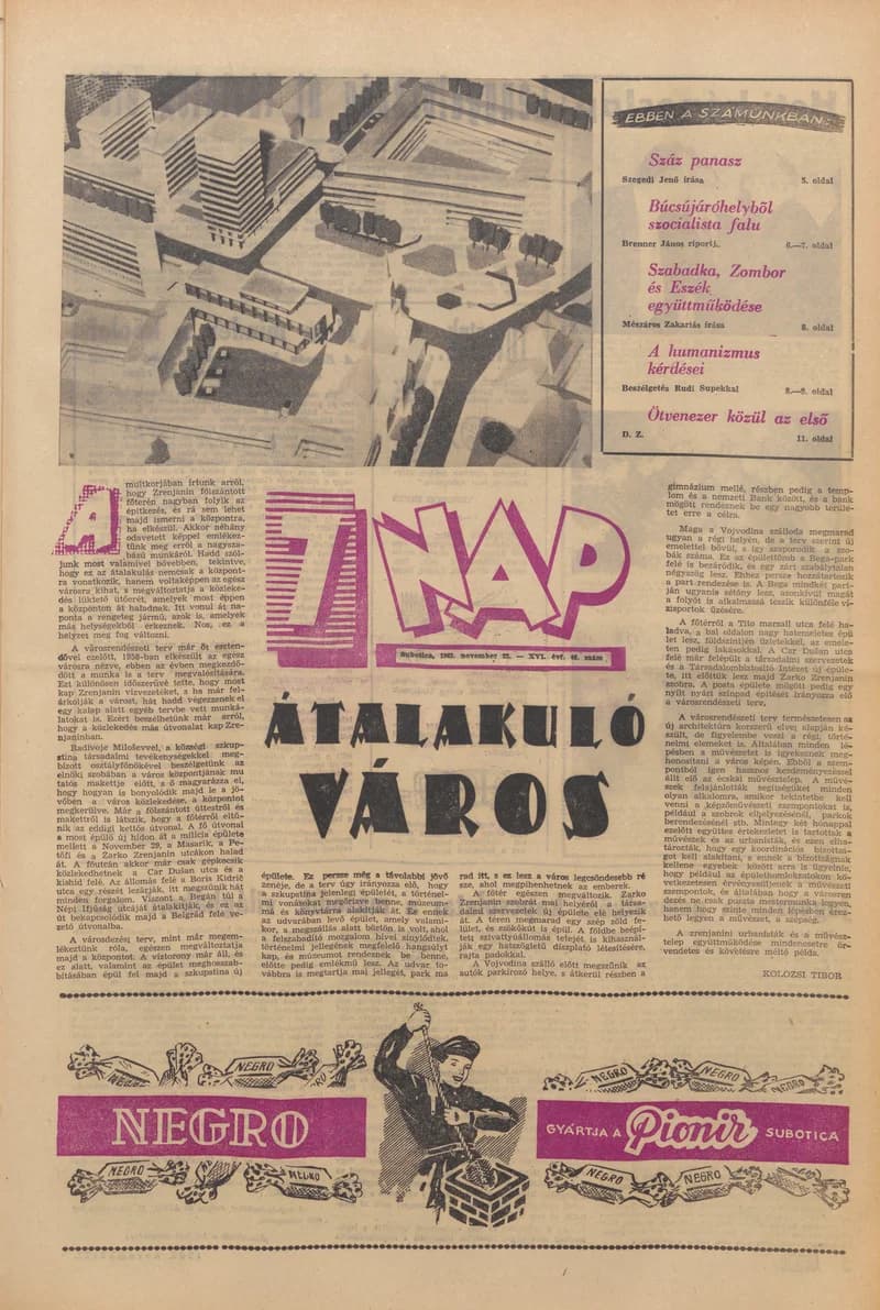 7 Nap, 18. évf. 1963. november 22. 46. sz. 1–20. oldal