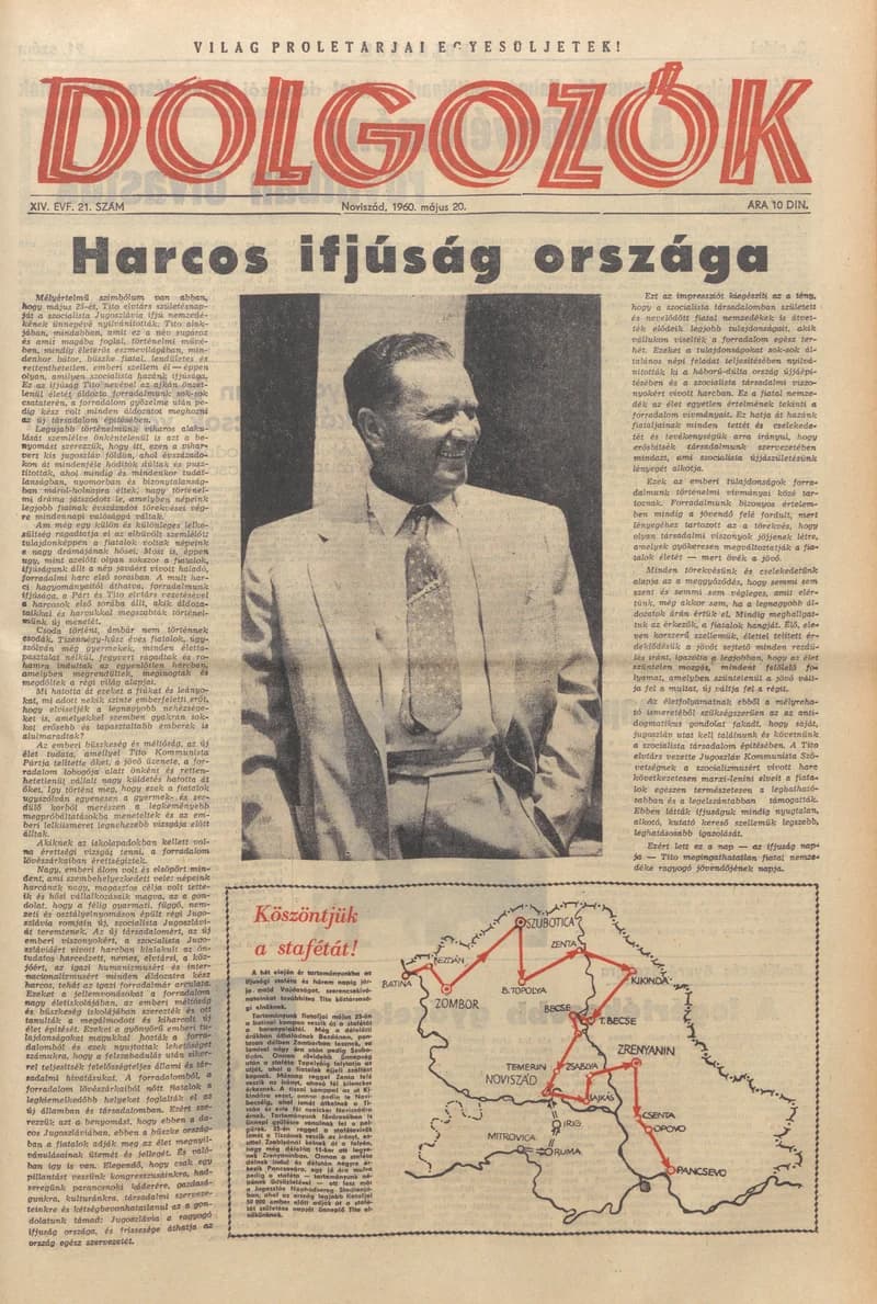 Dolgozók, 14. évf. 1960. május 20. 21. sz.