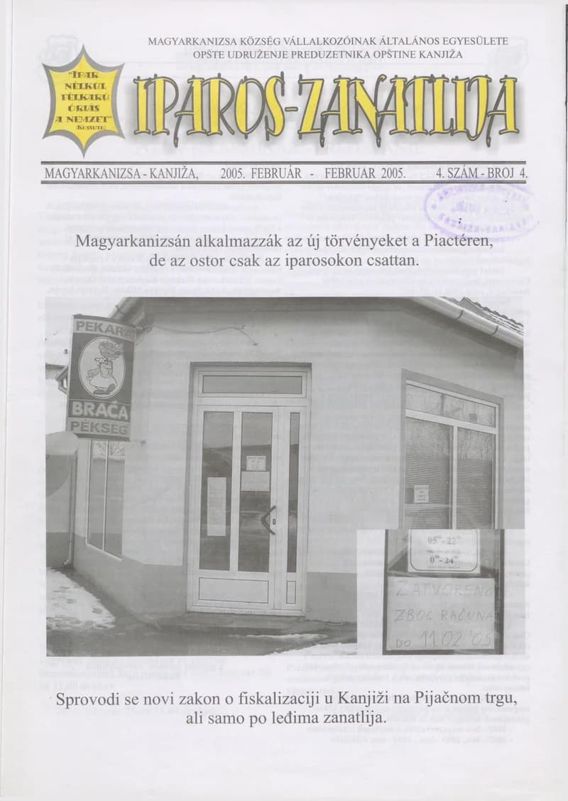 Iparos-Zanatlija 2005. február. 4. sz.