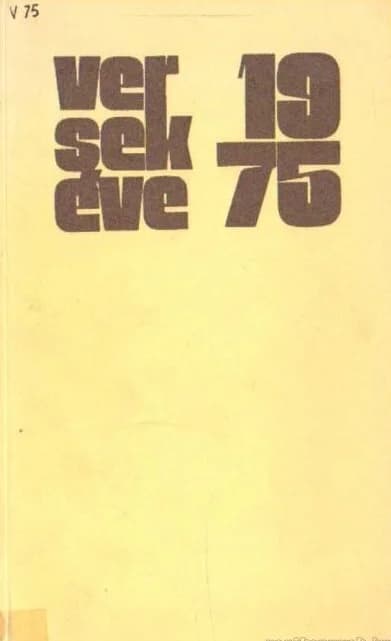 Versek éve 1975 