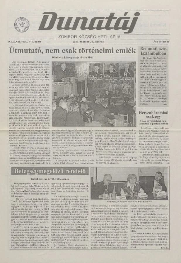 Dunatáj, 9. évf. 2007. február 21. 411. sz.