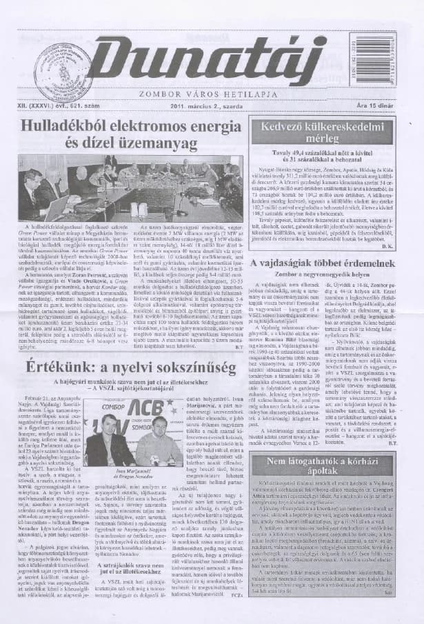 Dunatáj, 13. évf. 2011. március 2. 621. sz.