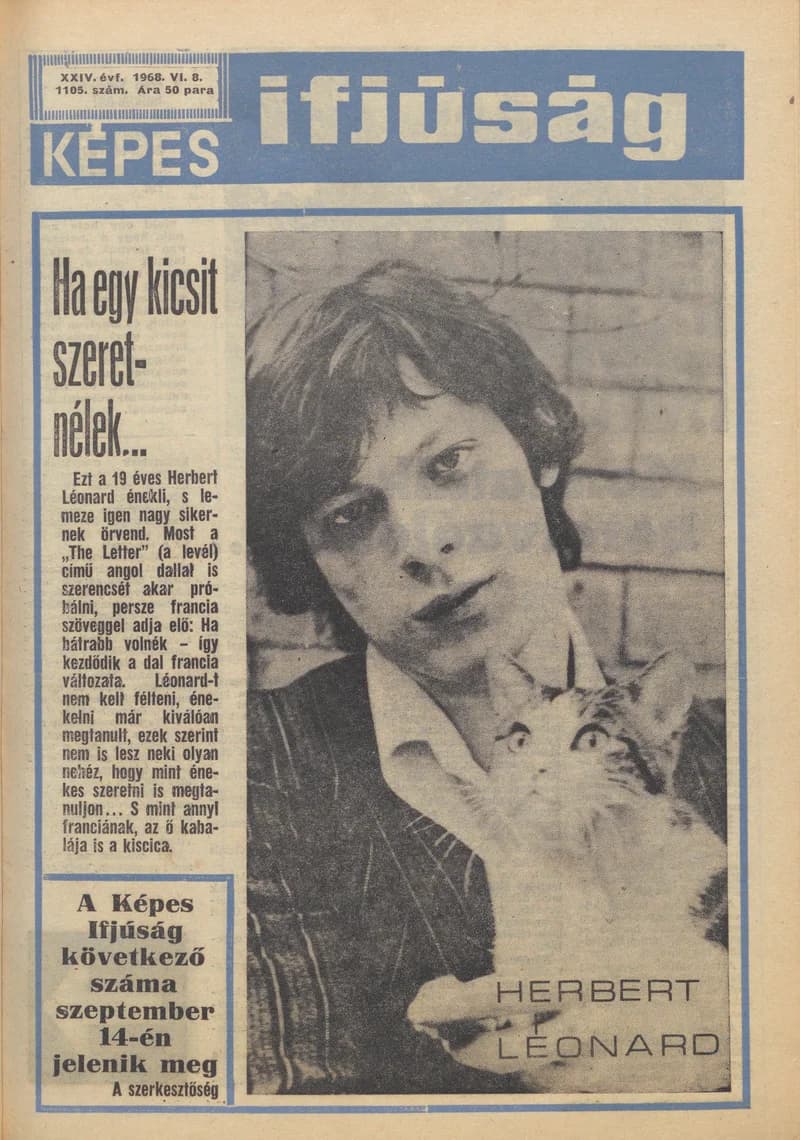 Képes Ifjúság, 24. évf. 1968. június 8. 1105. sz. 1–32. oldal