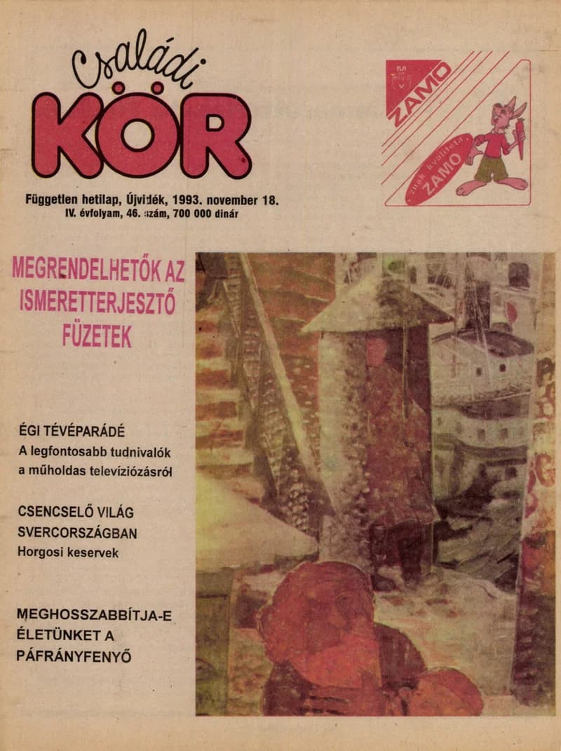 Családi Kör, 4. évf. 1993. november 18. 46. sz.