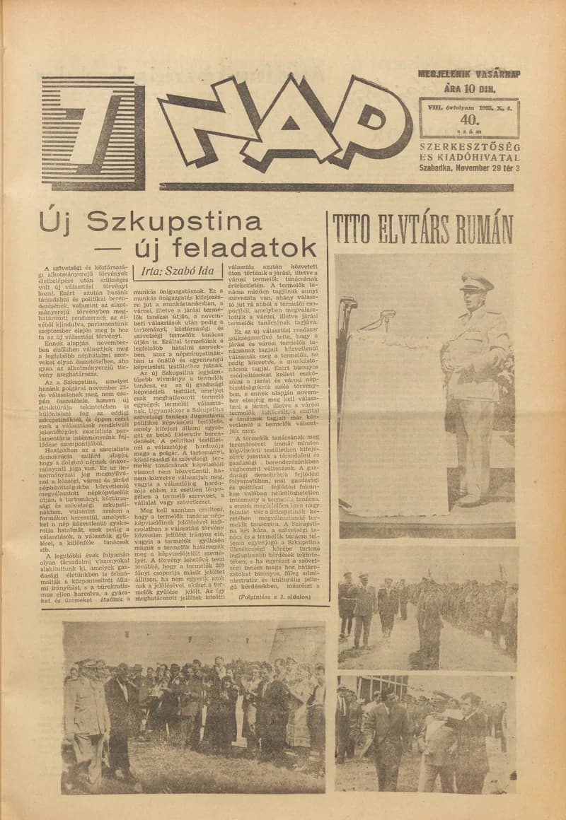 7 Nap, 8. évf. 1953. október 4. 40. sz. 1–16. oldal