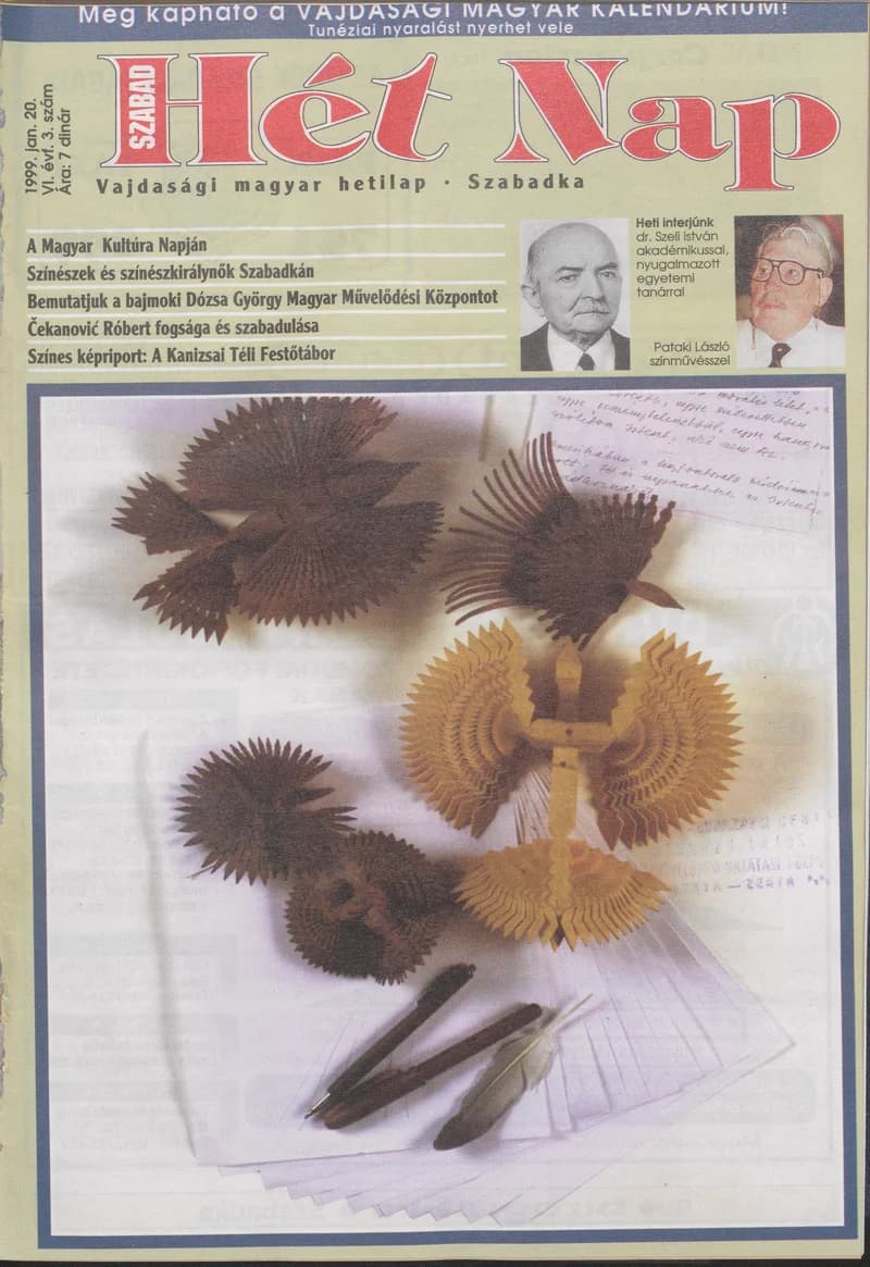 Szabad Hét Nap, 6. évf. 1999. január 20. 3. sz.