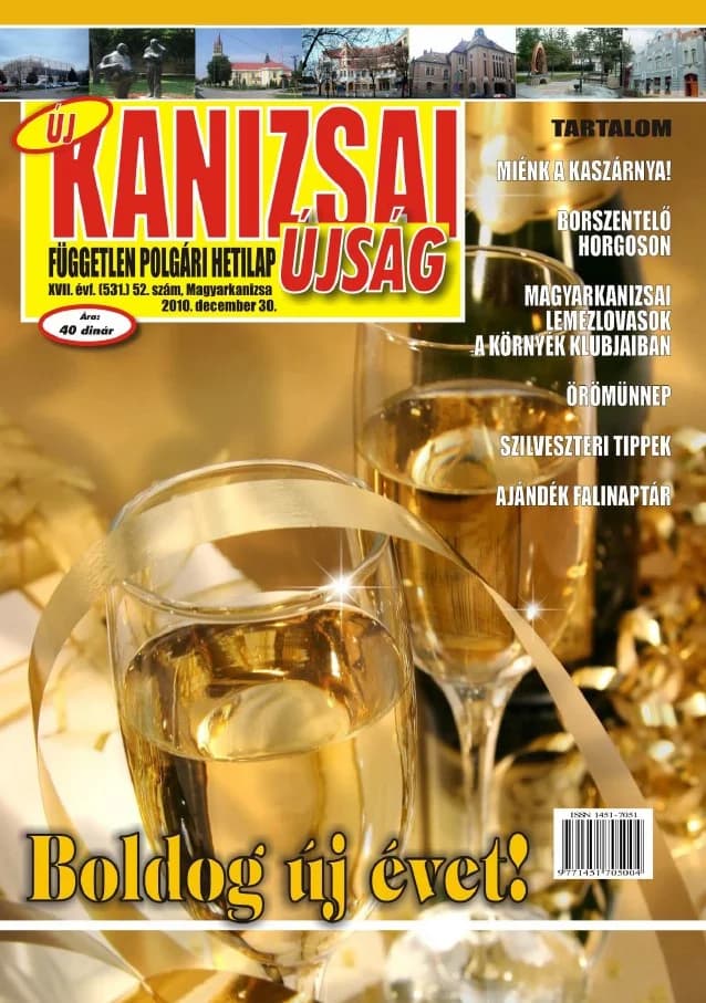 Új Kanizsai Újság, 17. évf. 2010. december 30. 52. sz.