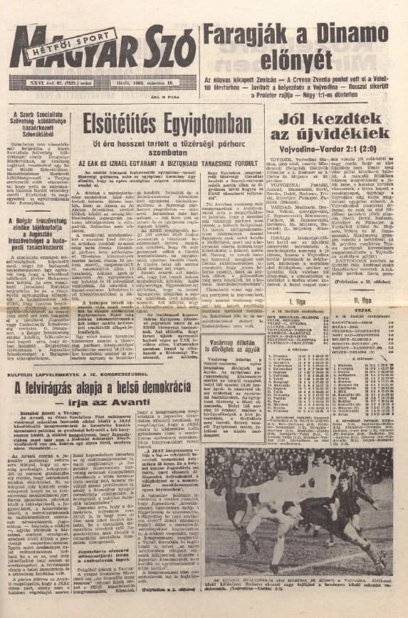 Magyar Szó, 26. évf. 1969. március 10. 67. sz. 1–16. oldal