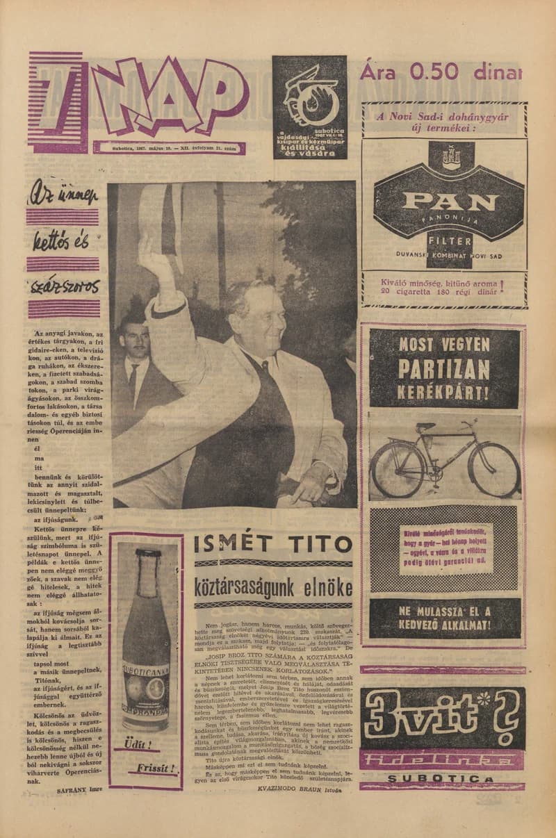 7 Nap, 22. évf. 1967. május 19. 21. sz. 1–24. oldal