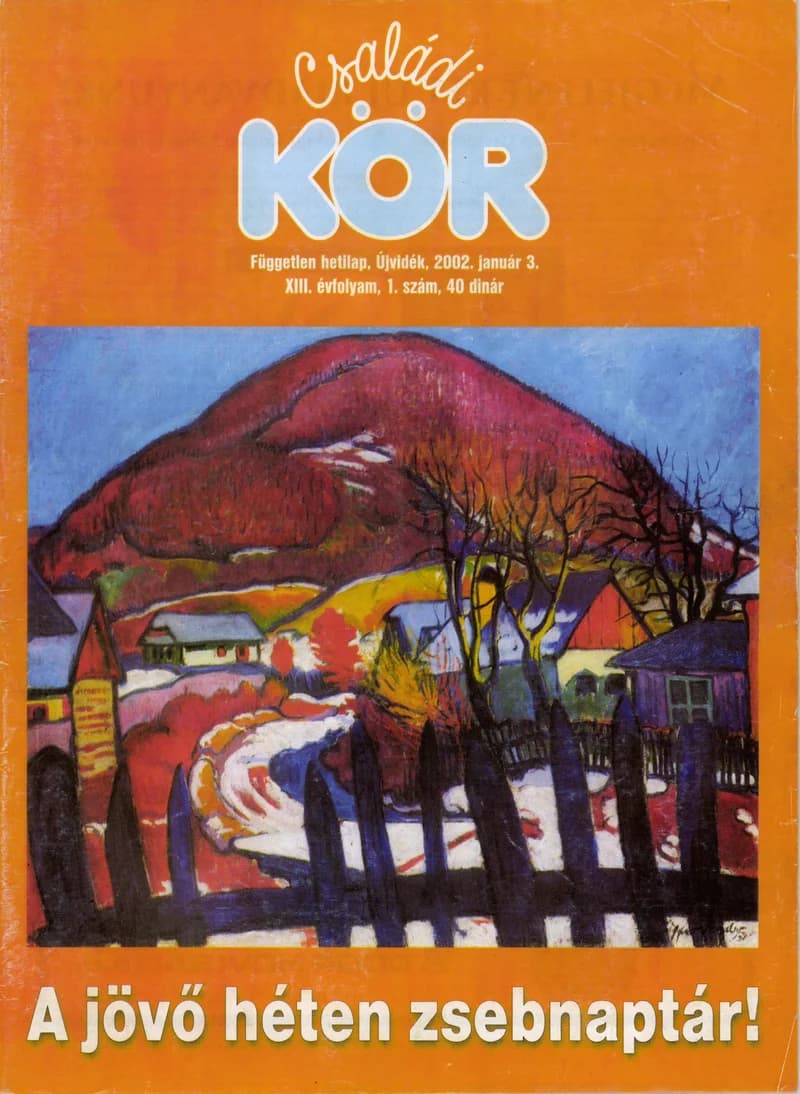 Családi Kör, 13. évf. 2002. január 3. 1. sz.