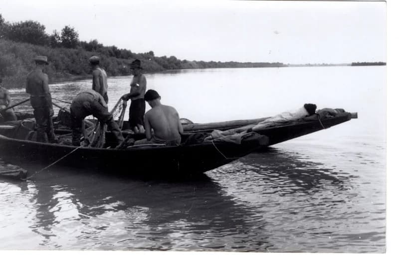 Halászok munka közben