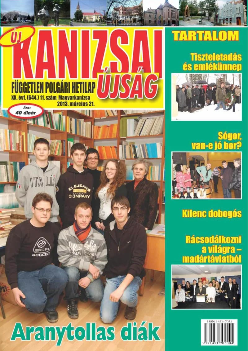 Új Kanizsai Újság, 20. évf. 2013. március 21. 11. sz.