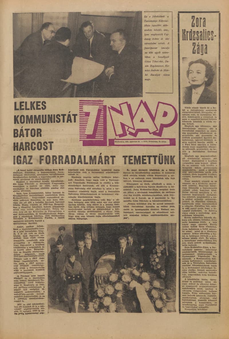 7 Nap, 16. évf. 1961. március 10. 10. sz. 1–20. oldal