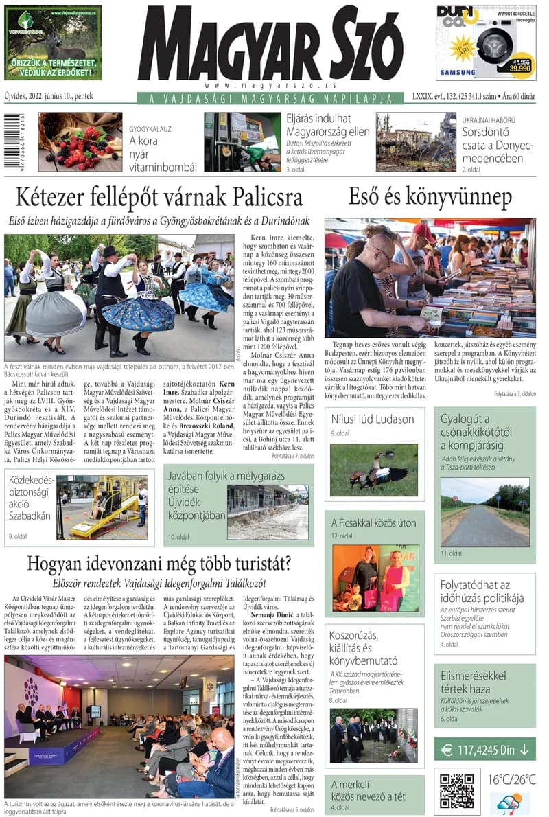 Magyar Szó, 79. évf. 2022. június 10. 132. sz. 1–16. oldal