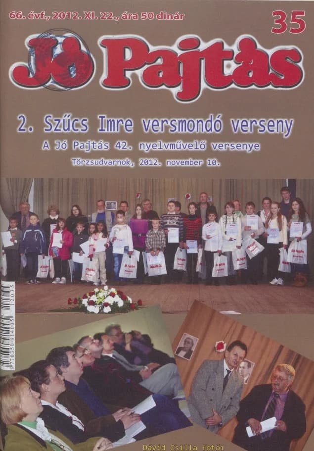 Jó Pajtás, 66. évf. 2012. november 22. 35. sz.