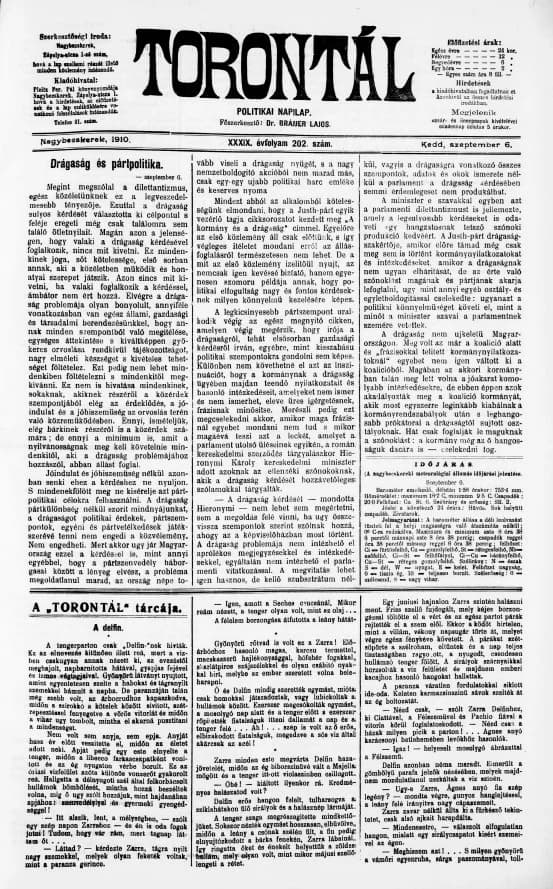 Torontál, 39. évf. 1910. szeptember 6. 202. sz.