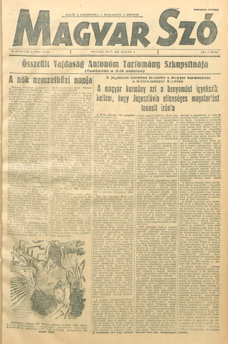 Magyar Szó, 6. évf. 1949. március 8. 57. sz. 1–4. oldal