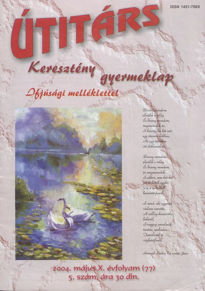 Útitárs, 9. évf. 2004. május. 5. sz.