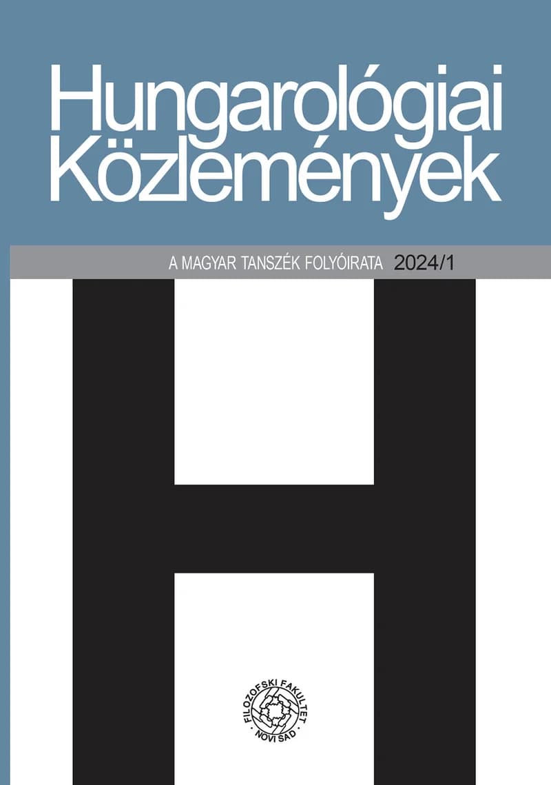 Hungarológiai Közlemények, 55. évf. 2024. 1. sz.
