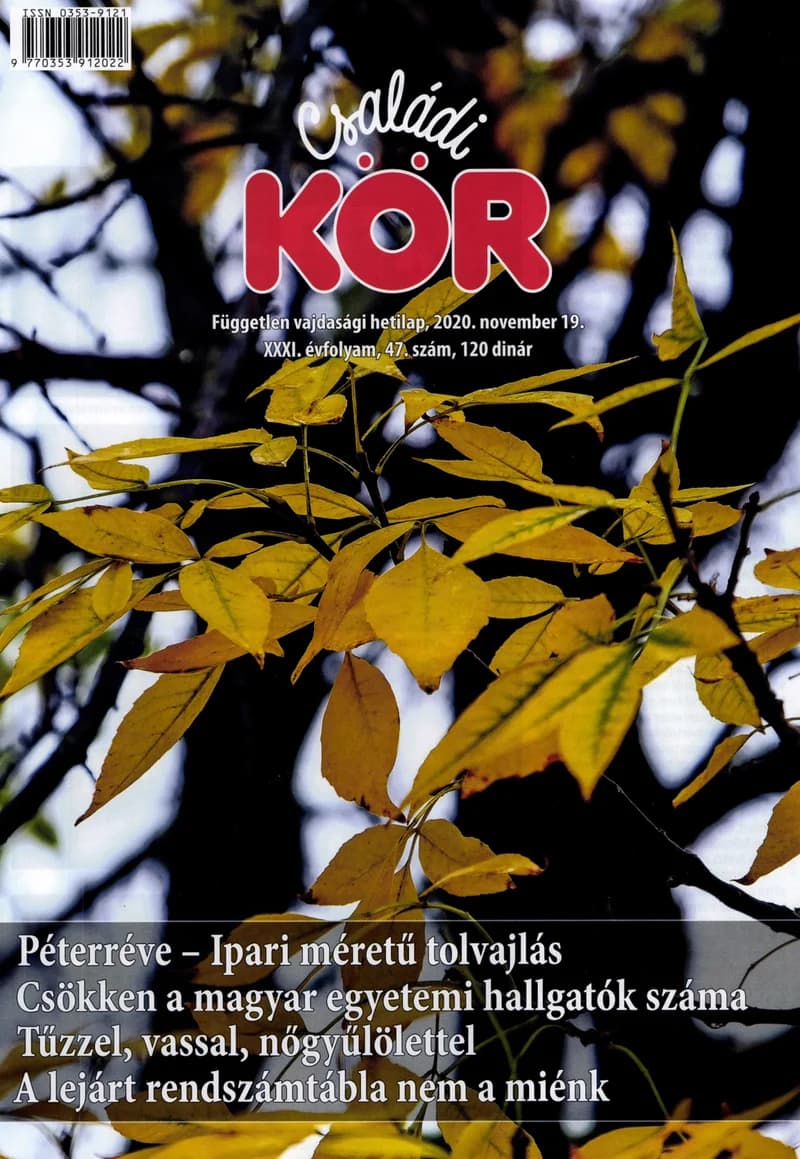 Családi Kör, 31. évf. 2020. november 19. 47. sz.