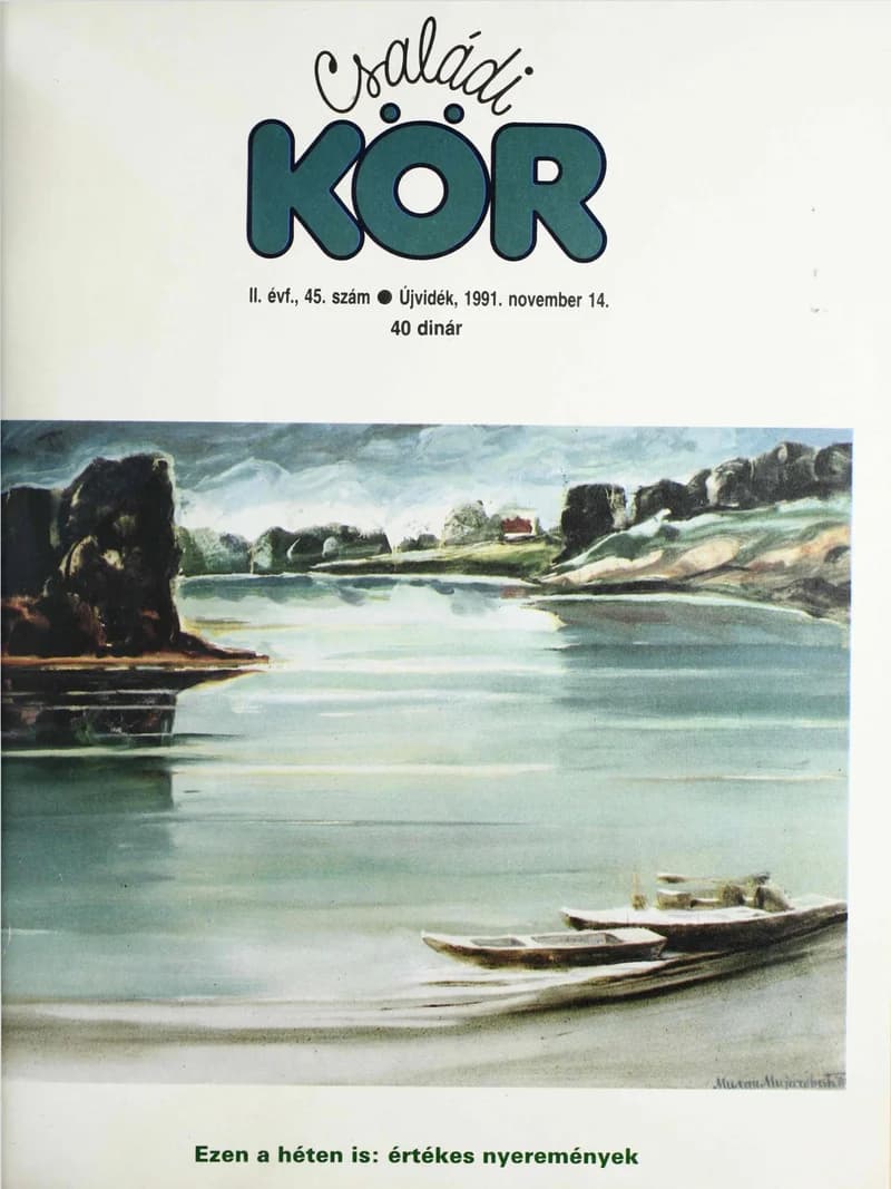 Családi Kör, 2. évf. 1991. november 14. 45. sz.