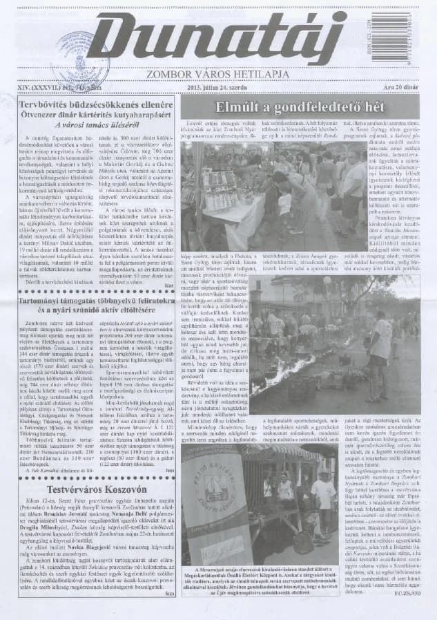 Dunatáj, 15. évf. 2013. július 24. 743. sz.