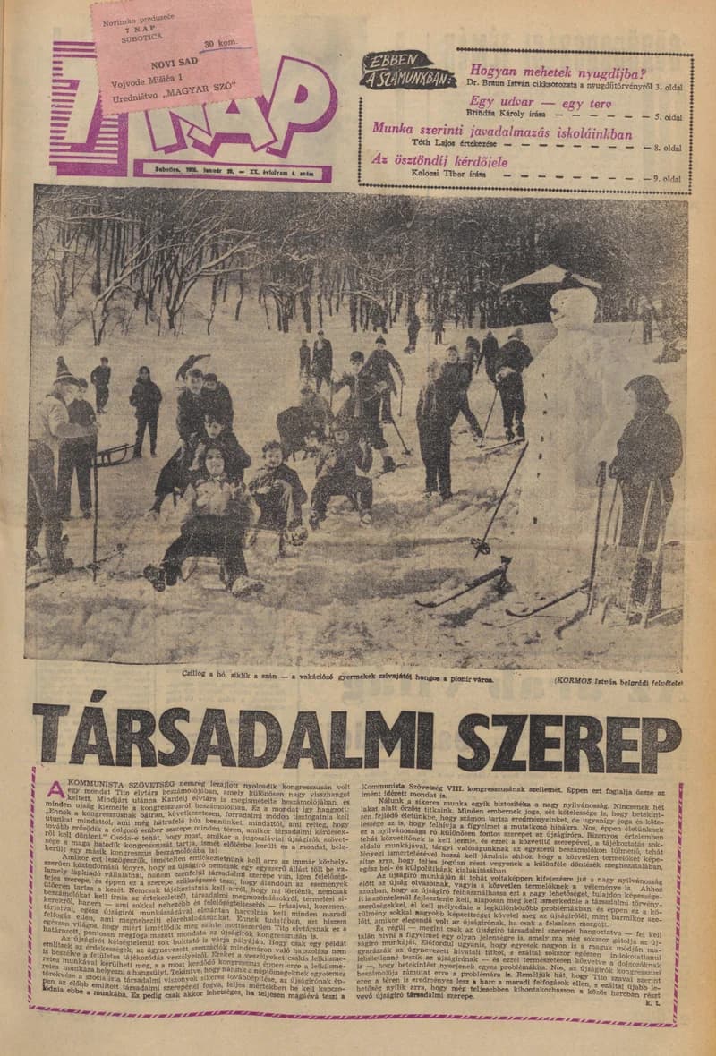 7 Nap, 20. évf. 1965. január 29. 4. sz. 1–20. oldal