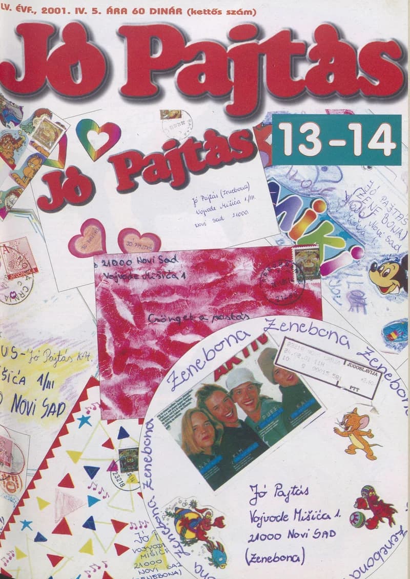 Jó Pajtás, 55. évf. 2001. április 5. 13–14. sz.