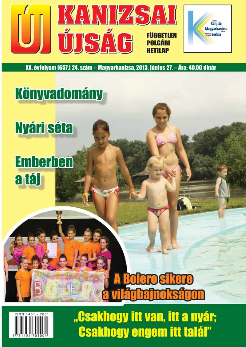Új Kanizsai Újság, 20. évf. 2013. június 27. 24. sz.