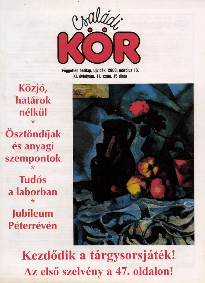Családi Kör, 11. évf. 2000. március 16. 11. sz.