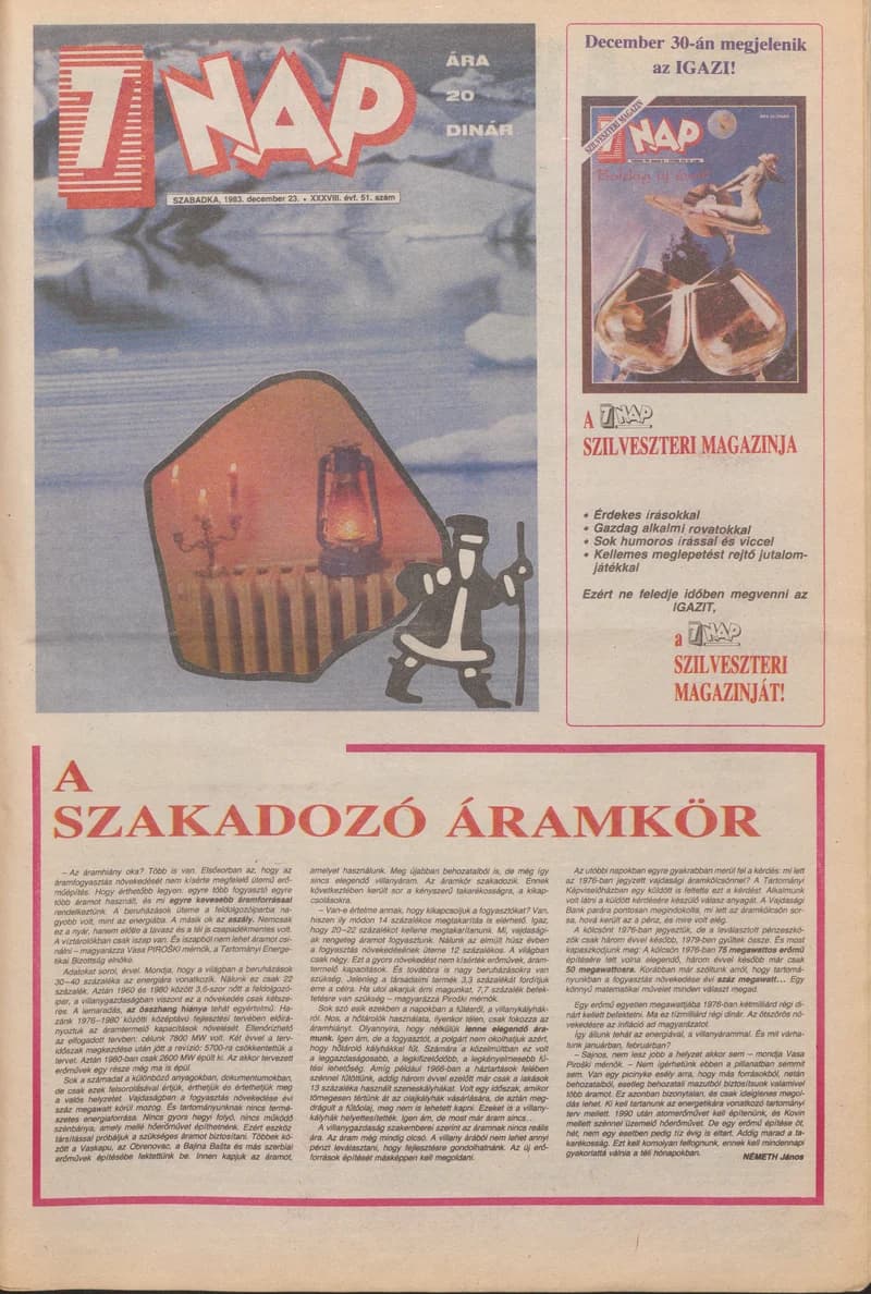 7 Nap, 38. évf. 1983. december 23. 51. sz. 1–16. oldal