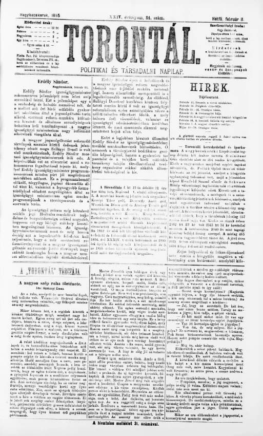 Torontál, 24. évf. 1895. február 11. 34. sz.