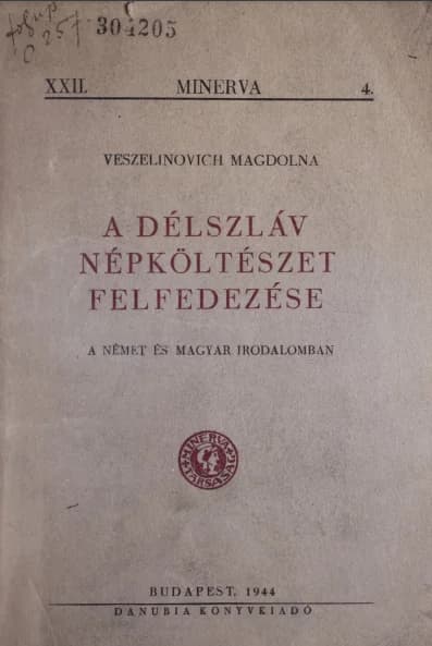 A délszláv népköltészet felfedezése a német és magyar irodalomban