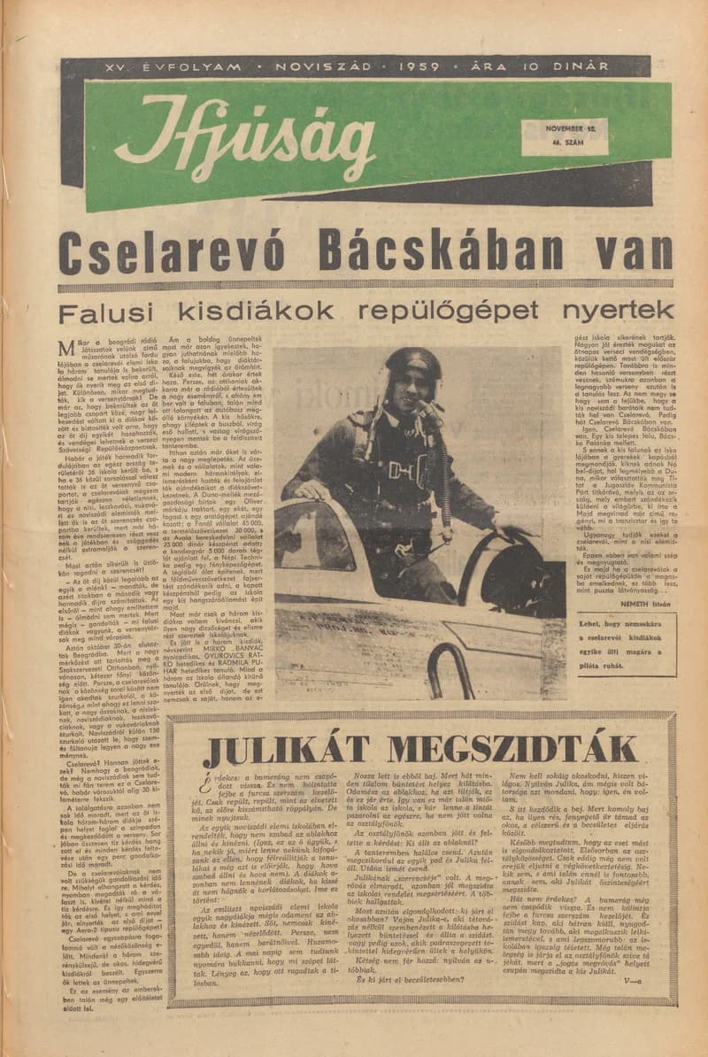 Ifjúság, 15. évf. 1959. november 12. 46. sz.