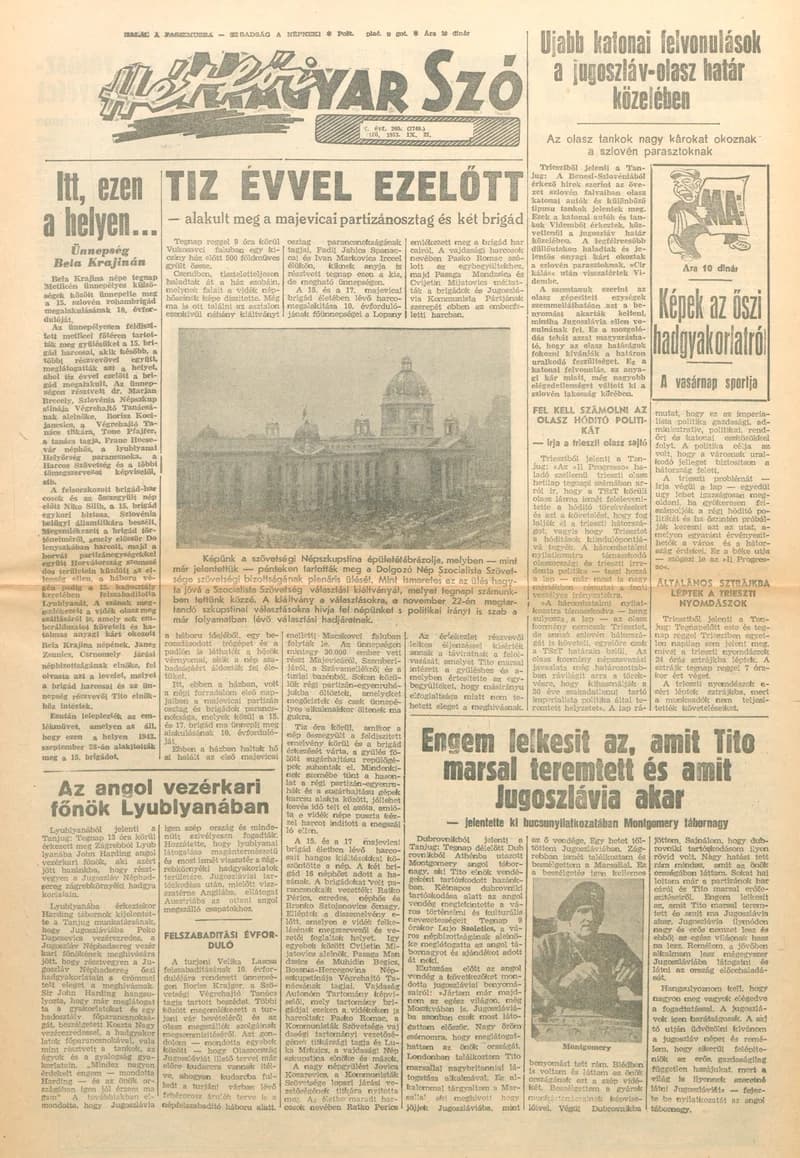 Magyar Szó, 10. évf. 1953. szeptember 21. 260. sz. 1–8. oldal