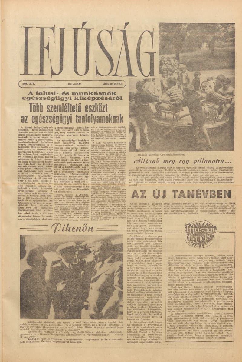 Ifjúság, 12. évf. 1956. október 5. 572. sz.