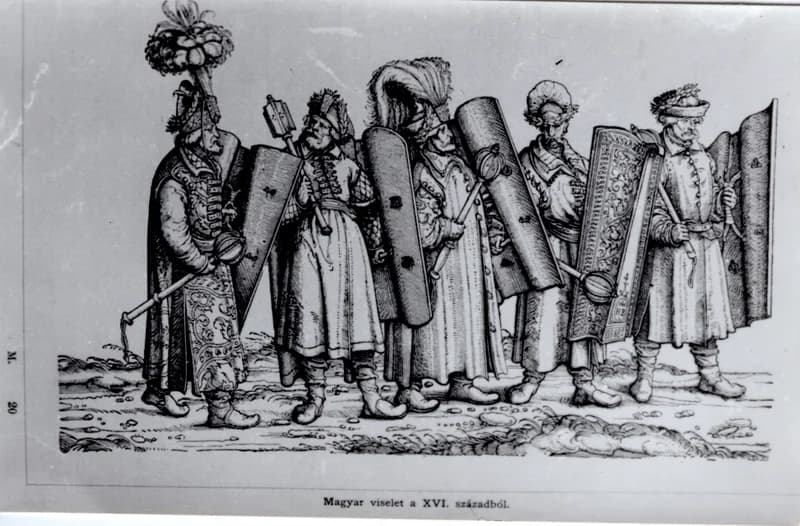 16. századi magyar férfi viselet