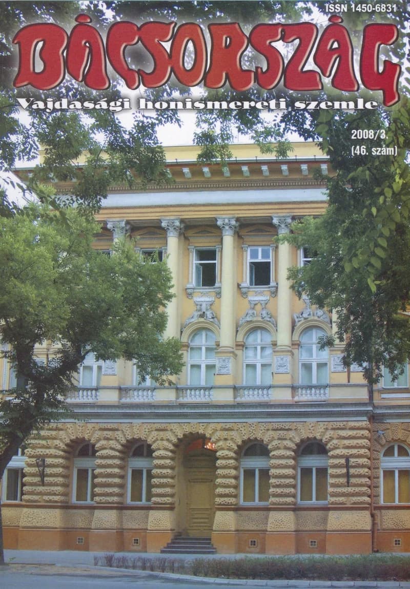 Bácsország, 14. évf. 2008. 3. sz.