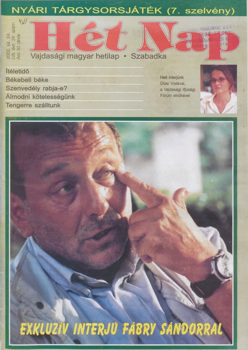 7 Nap, 57. évf. 2002. július 24. 29. sz.