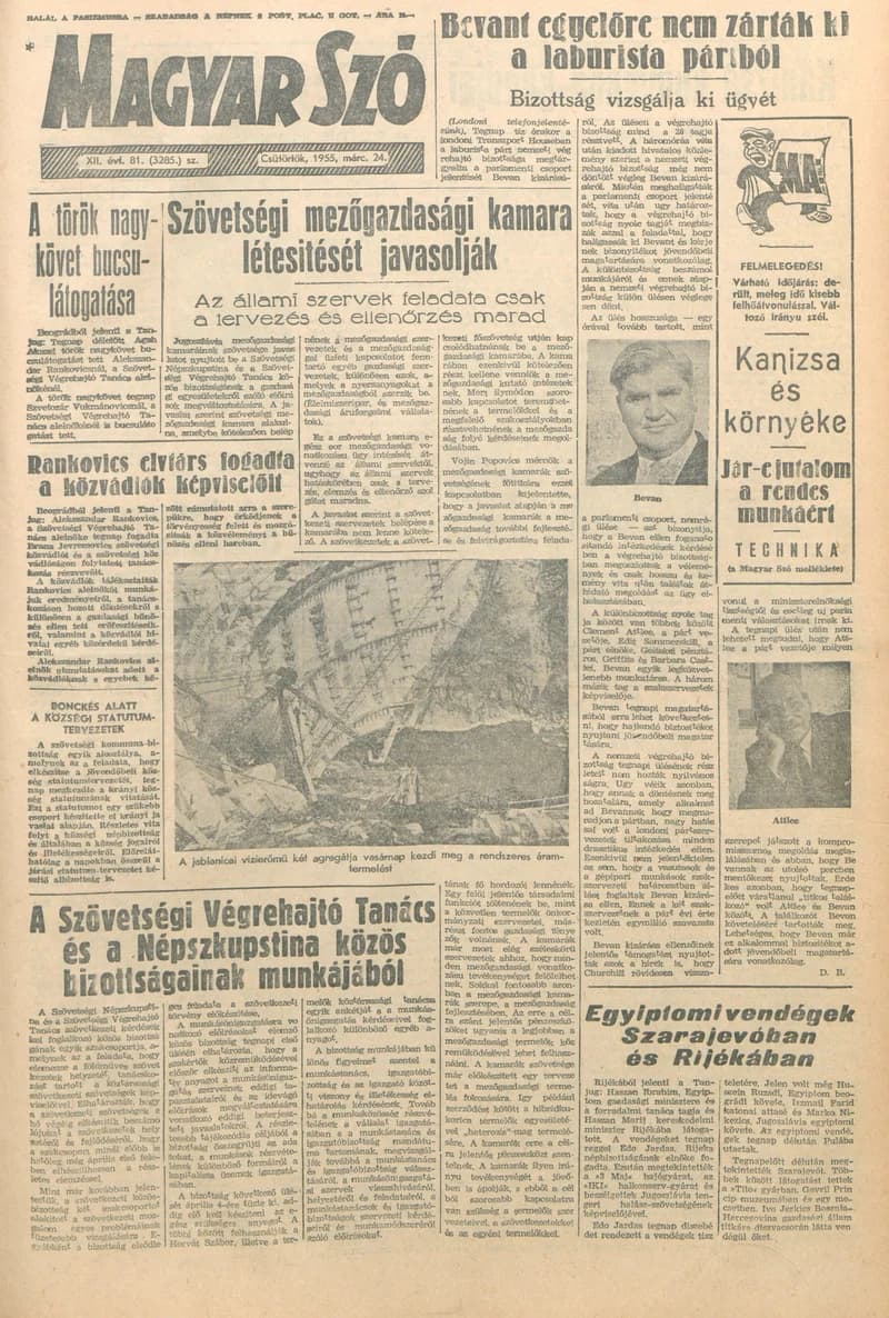 Magyar Szó, 12. évf. 1955. március 24. 81. sz. 1–8. oldal