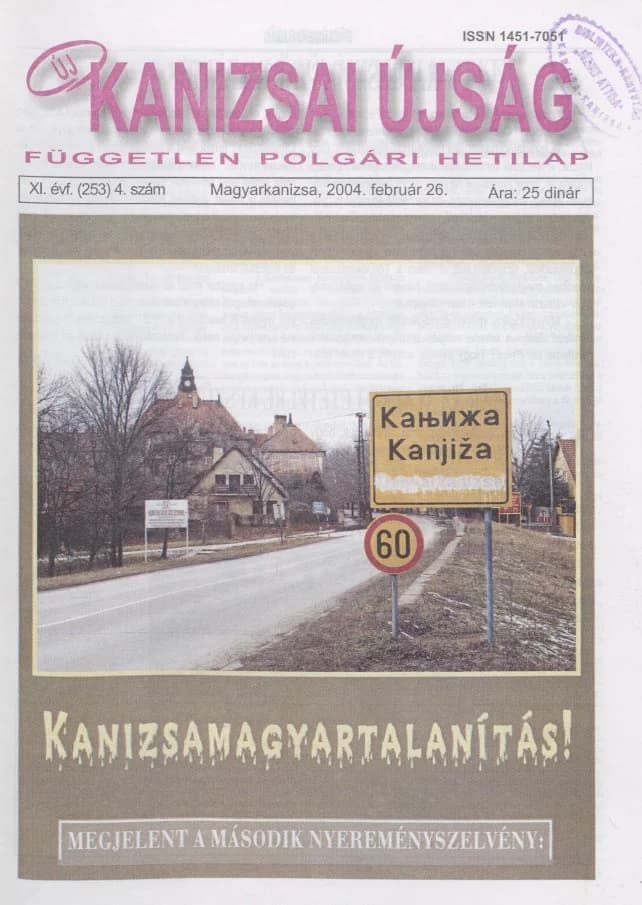 Új Kanizsai Újság, 11. évf. 2004. február 26. 4. sz.