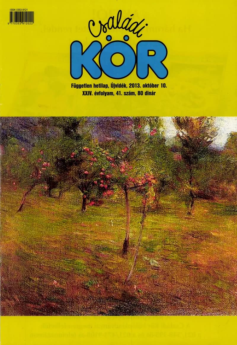 Családi Kör, 24. évf. 2013. október 10. 41. sz.